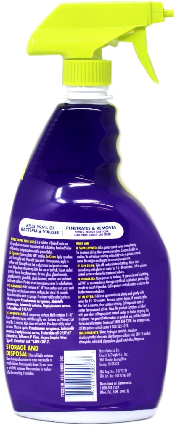 OxiClean Shower, Tub & Tile Cleaner 32 oz - 4 pack