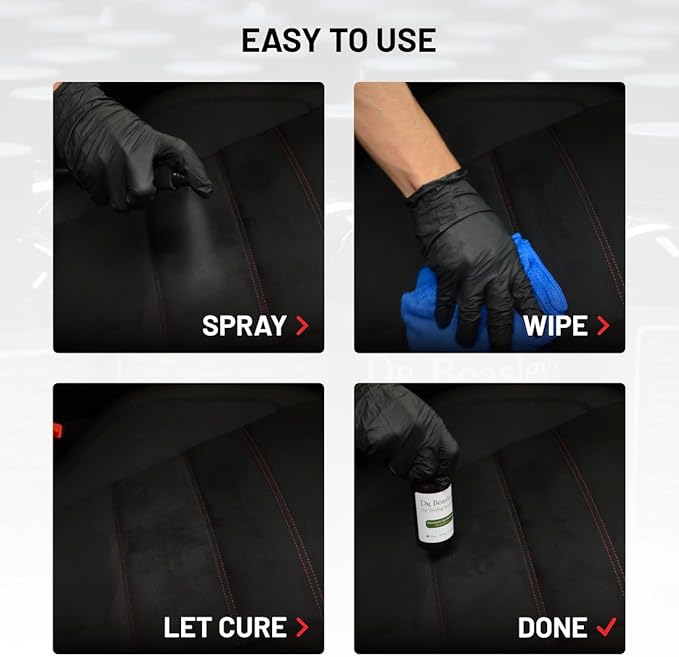 Dr. Beasley's Microsuede Spot Remover 32 fl oz - Specially Formulated for Faux Suedes, Preserves Softness, Wipe Away Ink, Dye Transfers, Stains