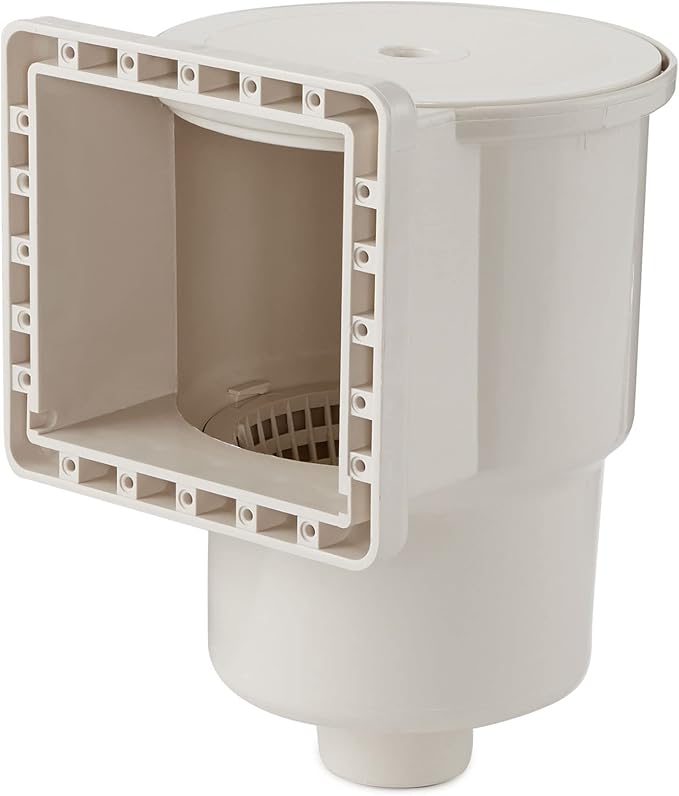 Swimline HYDROTOOLS Standard ABS Thru-Wall Skimmer Kit, White - Includes Return Fitting and Vacuum Plate, Maintenance Accessories for Above Ground and Backyard Deck Swimming Pools