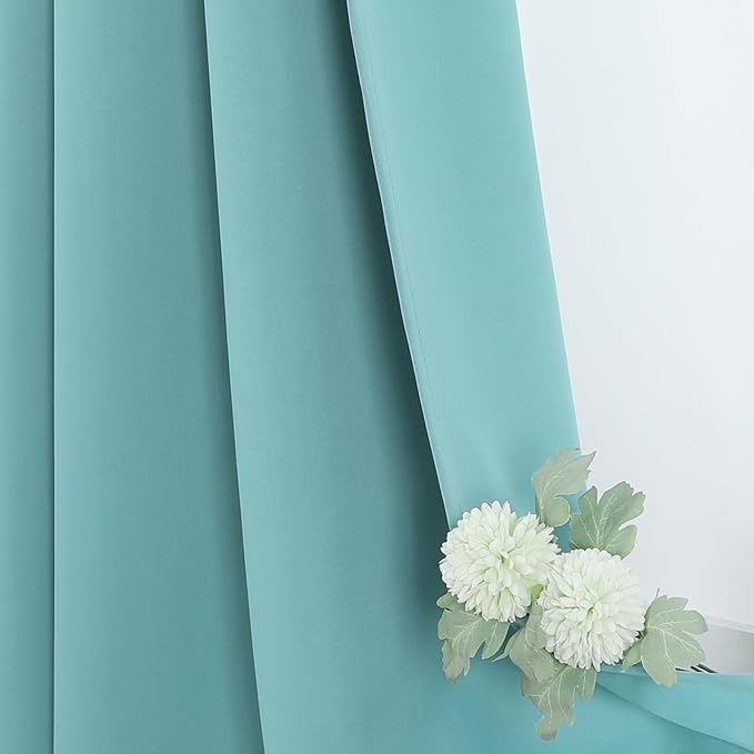 ChrisDowa Blackout Curtains 72 inches Long