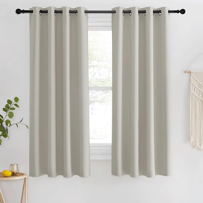 NICETOWN Room Darkening Natural Curtain