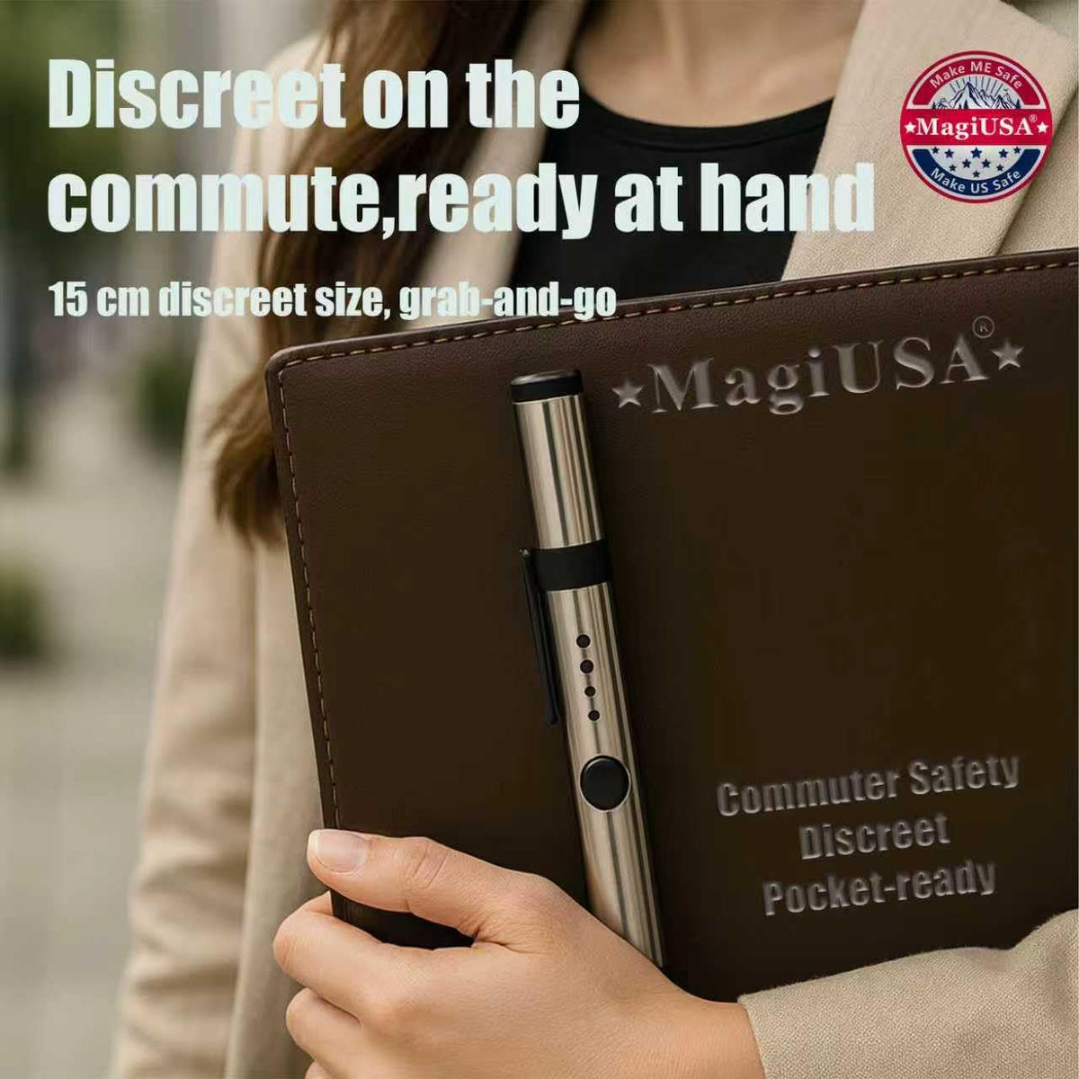 Tazer Pen 40,000,000 Volts Stun Gun - USB Rechargeable Self Defense Tool for Men & Women, Durable Design