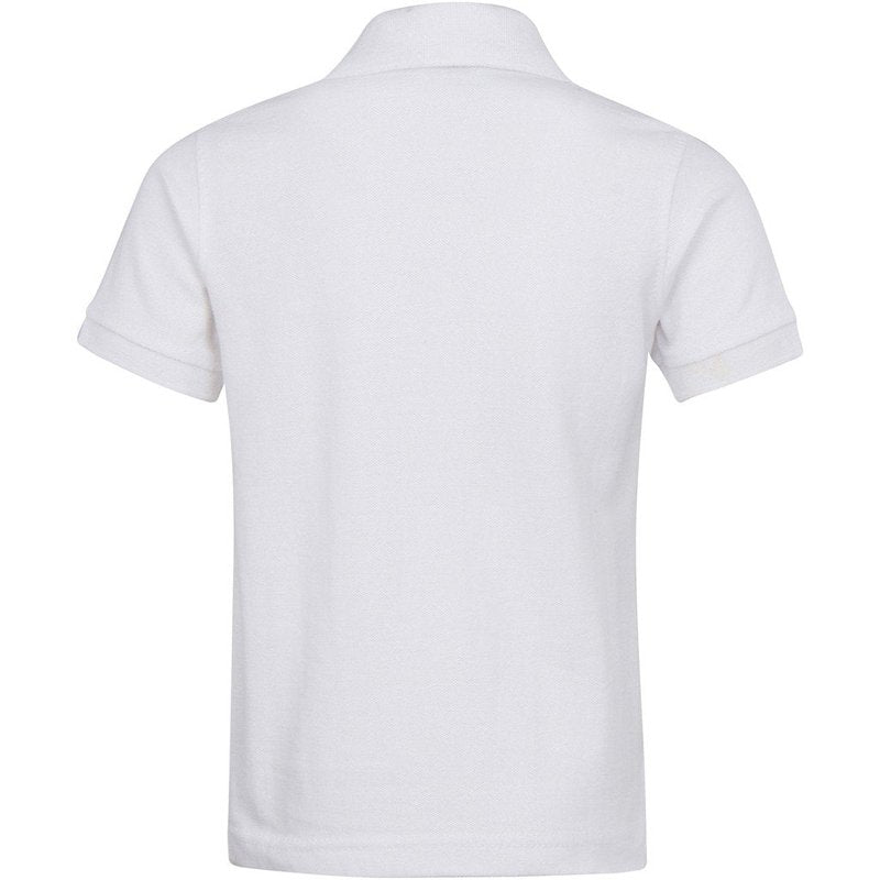 Premium Wear Men's Polo Shirts - Short Sleeves Stain Guard Polo Shirts - White Large