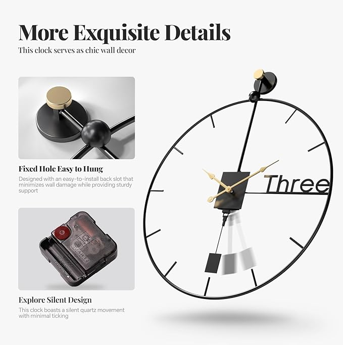 36 inch Wall Clock Extra Large Wall Clocks