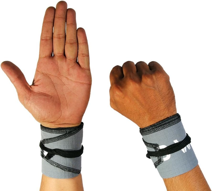 Powerlifting Wrist Wraps for Strength Training & CrossFit - One Size Fits All