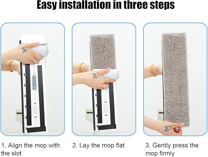 Flat Mop - Household Floor Cleaning System, Extra Wide with Extendable Handle for Hardwood Tile Vinyl, Reusable Microfiber Pads with 360° Rotation, Multi Tool for Home Garage Office Blue