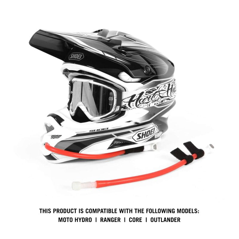 USWE Helmet Hands-Free Drink Tube Kit, Quick Connector with Velcro Attachment