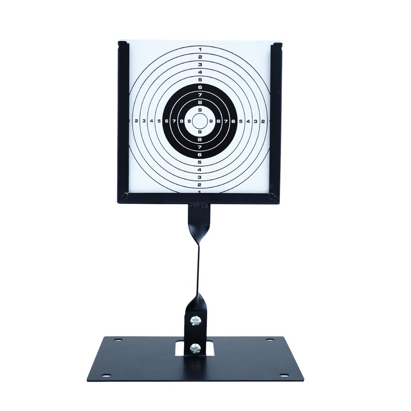 STRONCHUANBb Gun Target, Shooting Target, Slingshot Target, Comes with 20 Paper Targets, Square, Iron, Portable Design, Suitable for Outdoor Shooting and Hunting Shooting