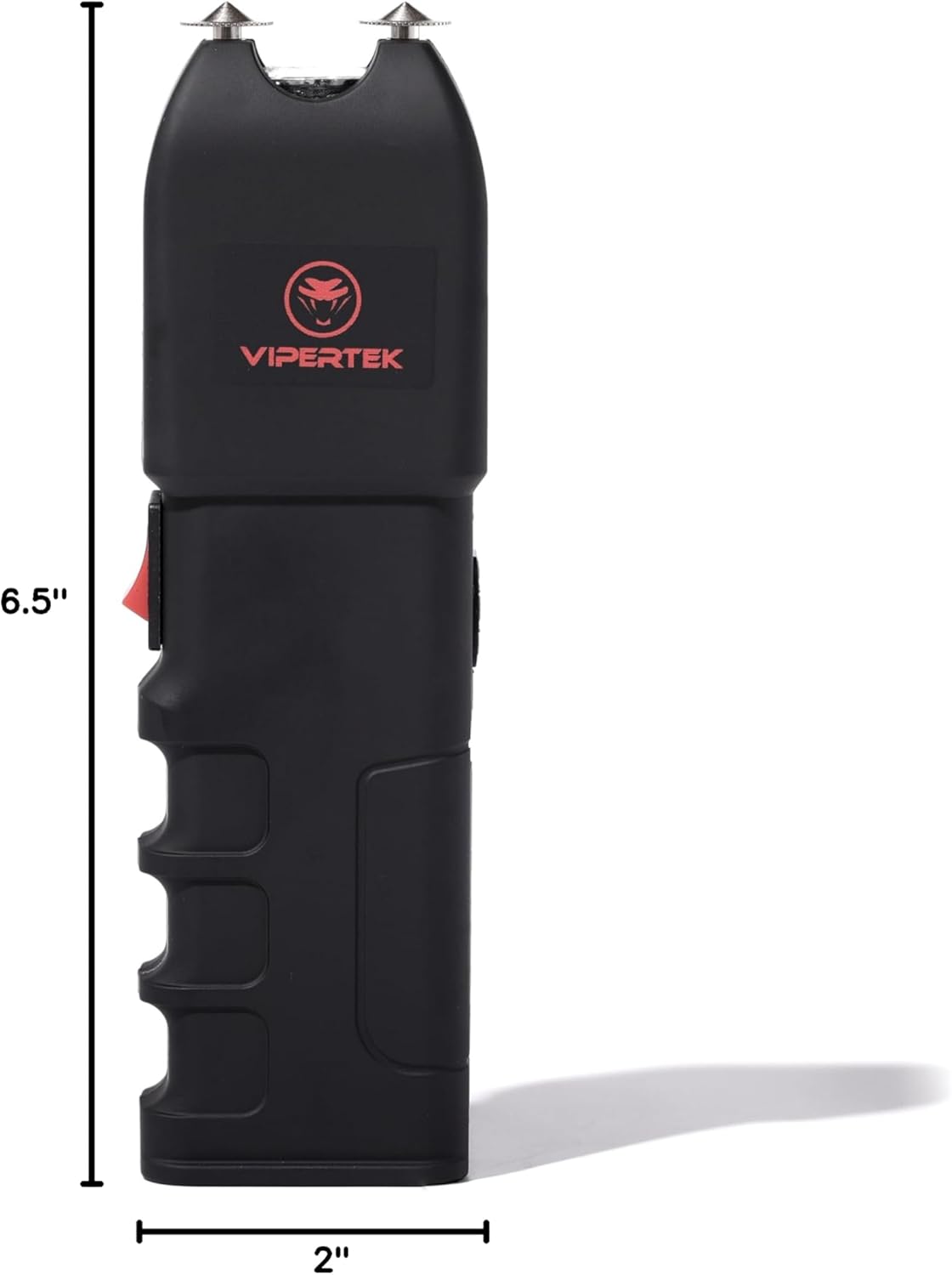 VIPERTEK VTS-989 Stun Gun - Rechargeable Self Defense Tool with LED Flashlight