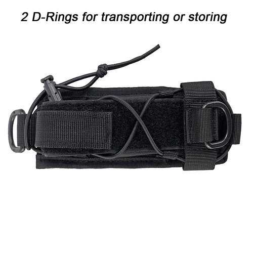 Depring Rotatable Flashlight Holster for Tactical Torch Adjustable Tool Flashlight Holder Heavy Duty Belt Pouch with Revolvable Clip