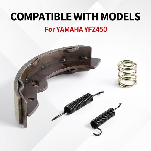 Brake Shoes and Spring Kit Assembly for E-Z-Go Medalist/TXT 1997 Up Golf Cart Brakes Spring Hardware Set for Workhorse 96 Up, Replace for Yamaha G2-G22 94-06 27943G01 70795G01 27944-G01