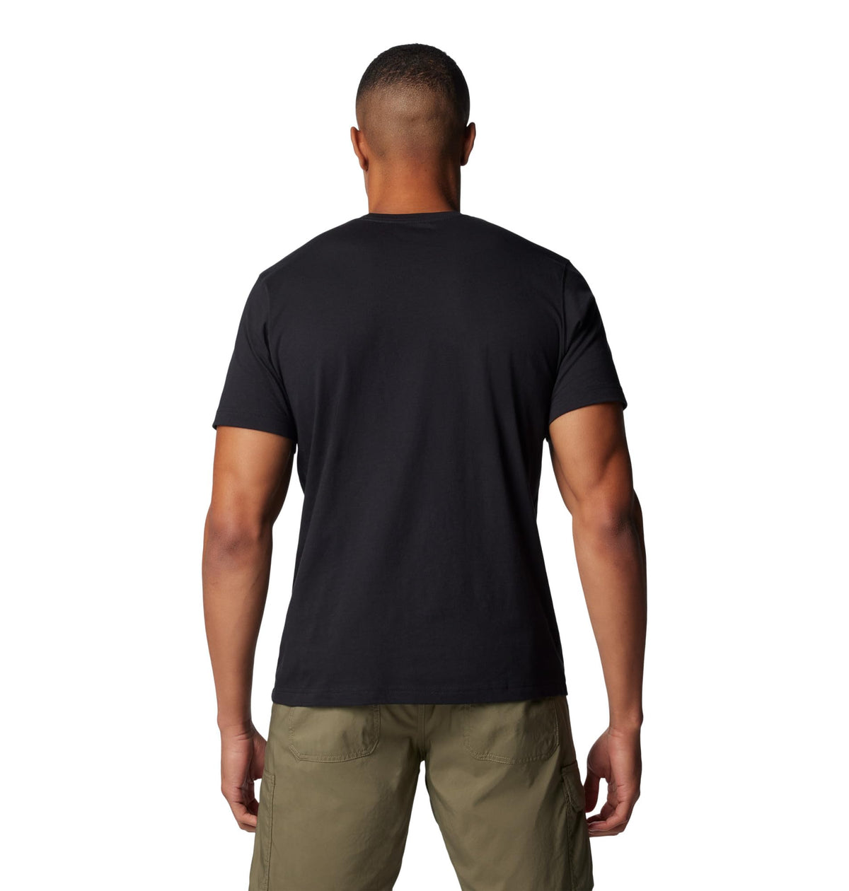 Columbia Men's Thistletown Hills Graphic Short Sleeve, Mango Heather/Hikers Graphic, 4X Tall