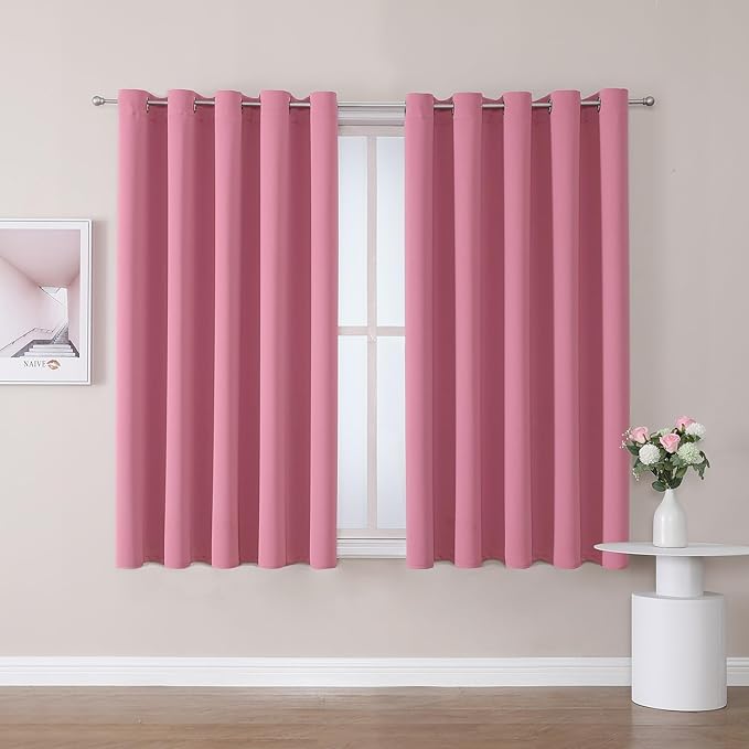 ChrisDowa Blackout Curtains 70 inches Wide