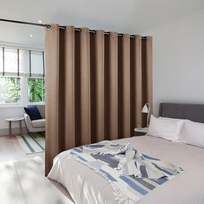 NICETOWN Patio Blind Blackout Curtain Panels