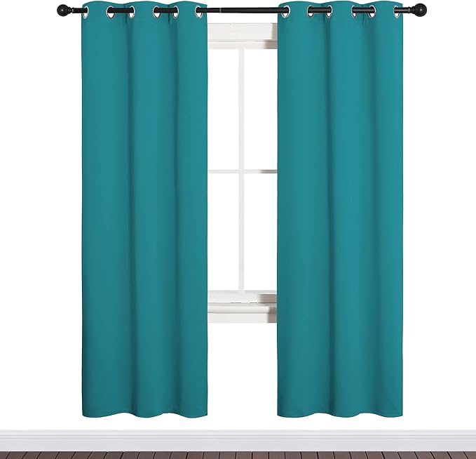NICETOWN Room Darkening Curtains 72 inch Length 2 Panels, Thermal Insulated