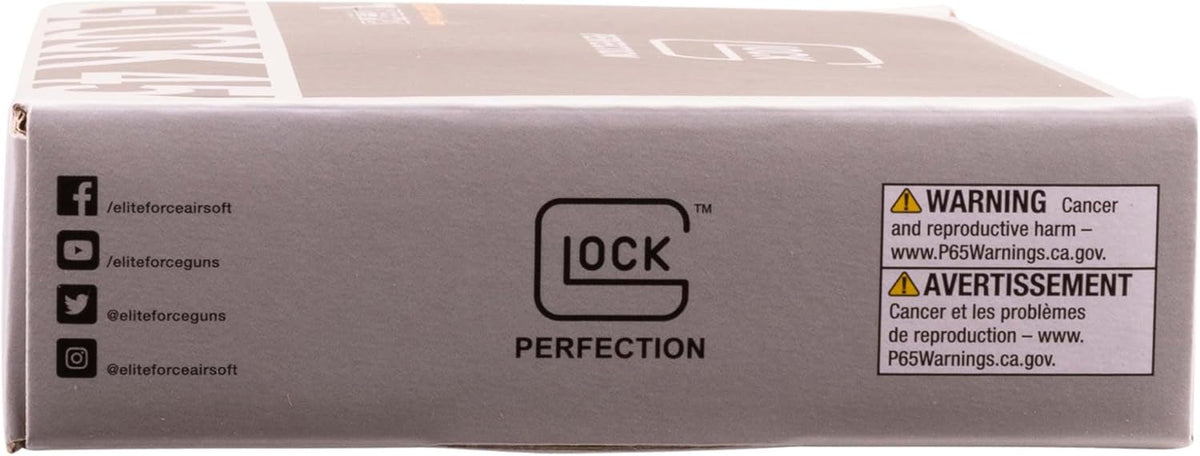 Umarex Elite Force Glock 45 GBB Airsoft Pistol - Realistic Blowback Action, Black Finish