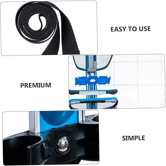 BESPORTBLE 1set Pool Cleaning Tool Rack Water Cleaning Accessory Holder for Easy Storage Random Color Design for Efficient Pool Maintenance