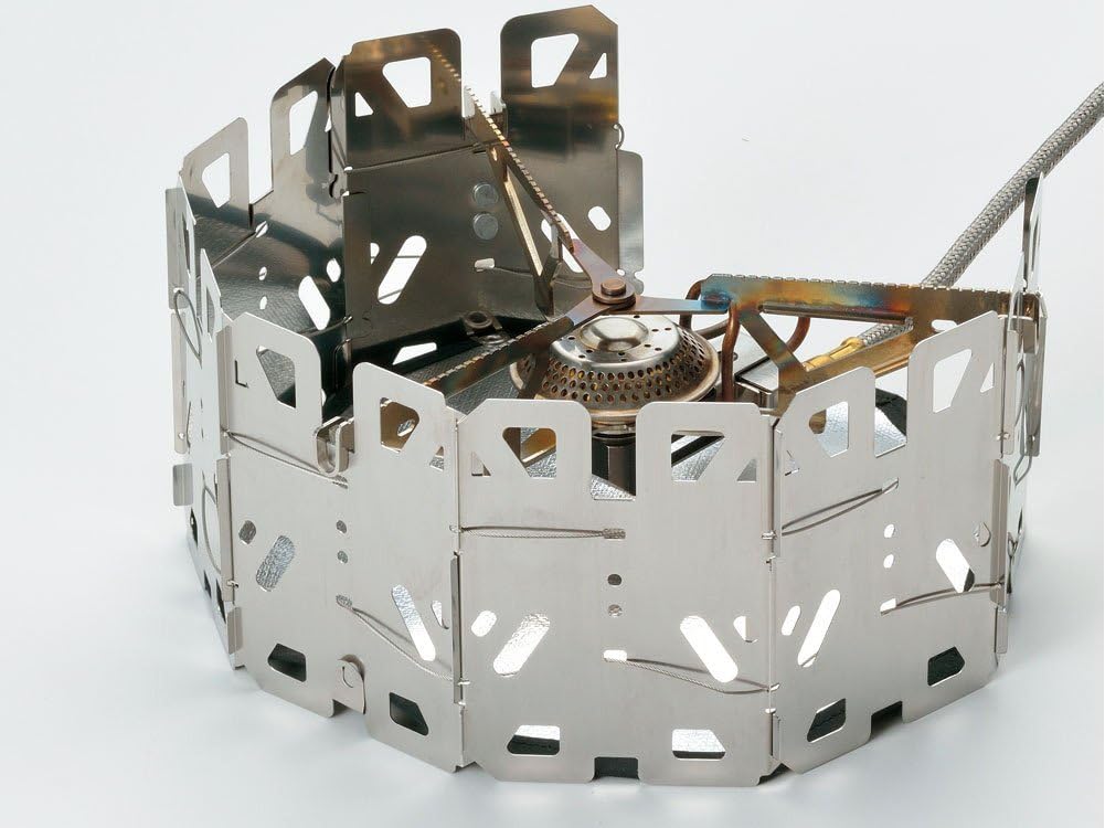 Snow Peak GeoShield Portable Camping Stove - Lightweight & Durable, One Size