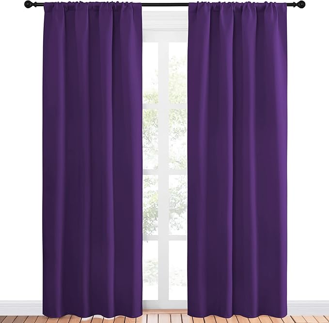 NICETOWN Blackout Draperies Curtains 84 Long
