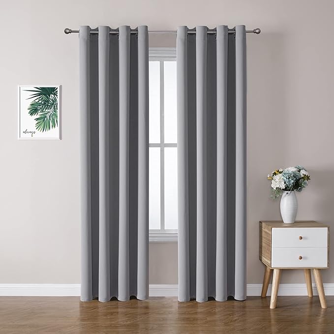ChrisDowa Grommet Blackout Curtains