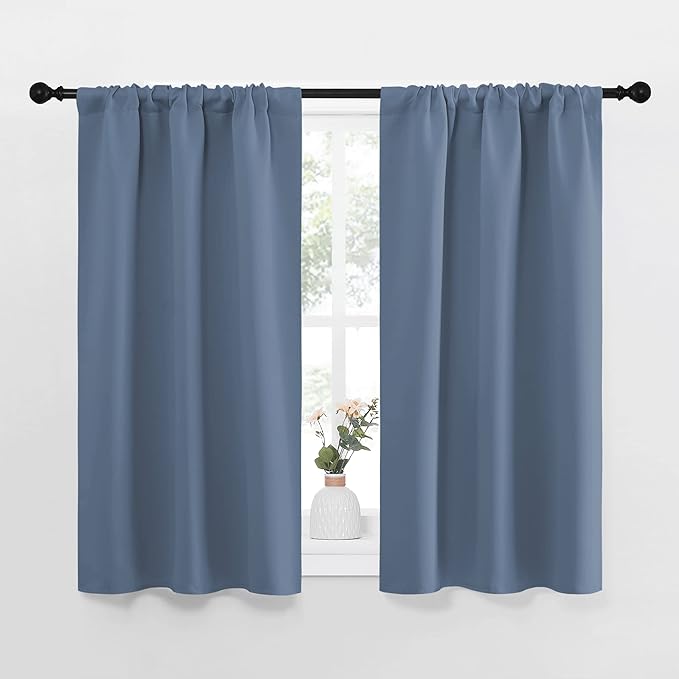 NICETOWN Kitchen Curtains, Short Blackout Curtains & Drapes, Thermal Insulated