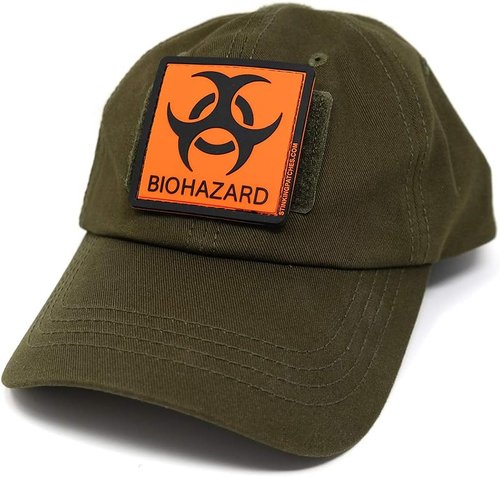 Biohazard PVC Tactical Morale Patch | Funny and Practical! Great for Tactical Diaper Bags!