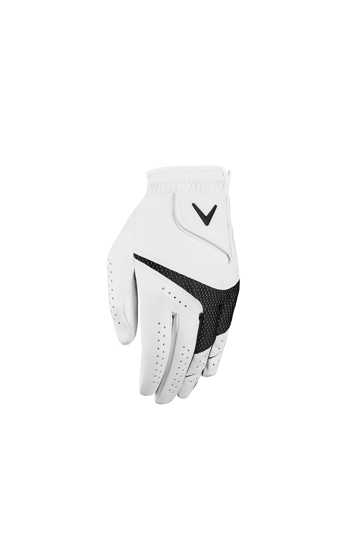 Callaway Golf Weather Spann Glove (Worn on Right Hand,White,Large,Ladies)