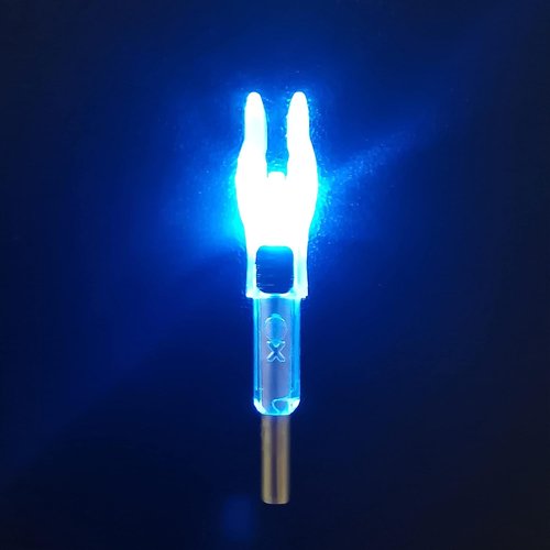 DEEPOWER Lighted Nocks for Arrows - ON/OFF Switch with H, S, GT Bushings | Fits .204”, .233”, .244”, .246”