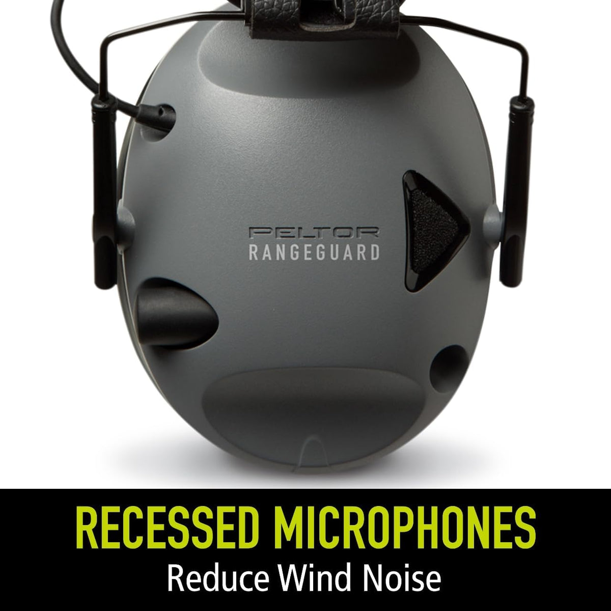 Sport RangeGuard™ Earmuffs by Peltor™ - Gray, Noise-Canceling Hearing Protection