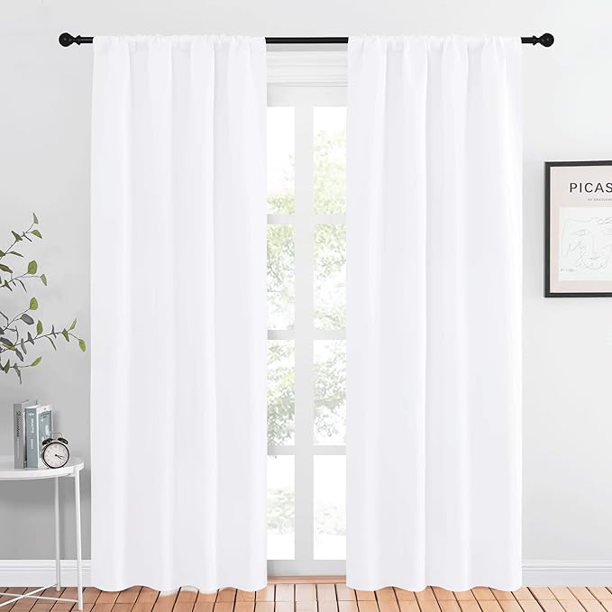 NICETOWN Kitchen Window Curtain Panels