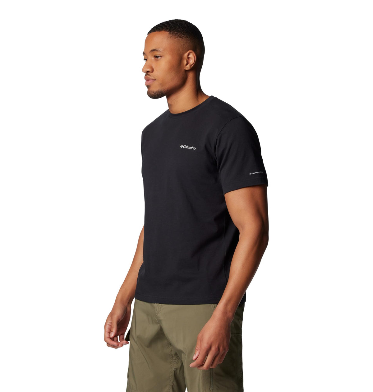 Columbia Men's Thistletown Hills Graphic Short Sleeve, Mango Heather/Hikers Graphic, 4X Tall