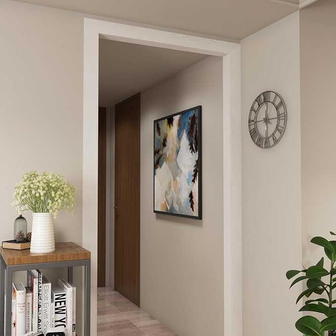 LACHEERY 3in x 82ft Thick White Bulletin Board Border Self Adhesive Mirror