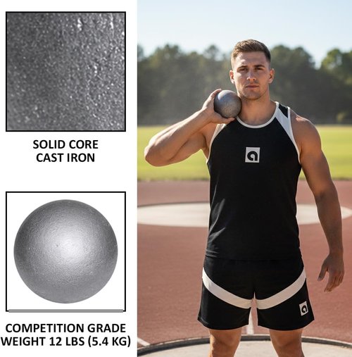 Competition Shot Put, 12 lbs