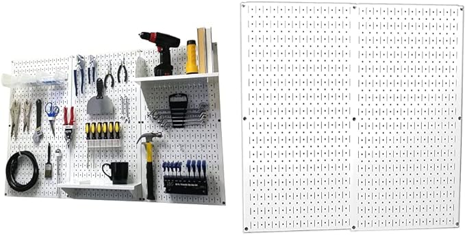 Wall Control Pegboard Organizer 4 ft. Metal Standard Tool Storage Kit