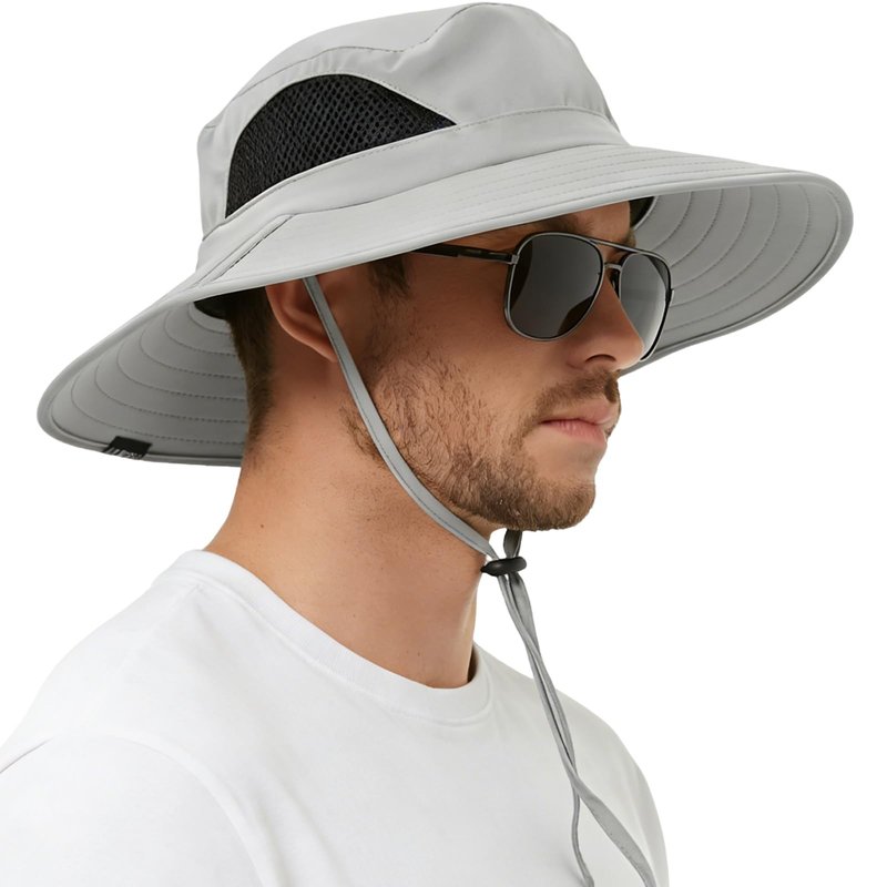 EINSKEY Wide Brim Sun Hat, UPF 50+ UV Protection Waterproof Packable Bucket Hat for Men & Women, Fishing Hiking Beach Garden