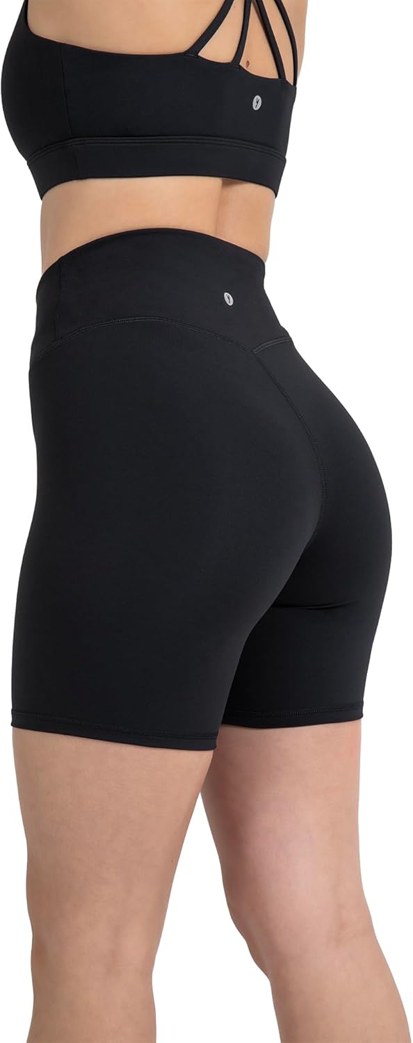 YITTY UltraLuxe High Waist Biker Shorts - Squat Proof, Tummy Control | 3''/6'' for Yoga & Workout