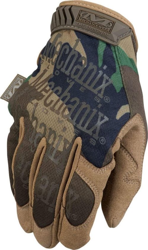 Mechanix Wear - Original Tactical Gloves | Woodland Camo Design, Large Size