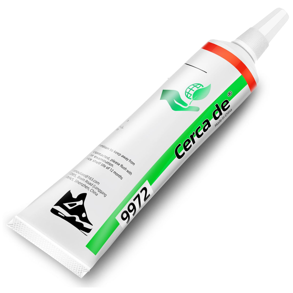 Cerca de Shoe Glue Heavy Duty，Shoe Sole Repair Adhesive，Clear, Waterproof, high Strength, Strong Shoe Glue for Sneakers, Leather Shoes, Hiking Shoes, Boots, Sandals, 2oz.