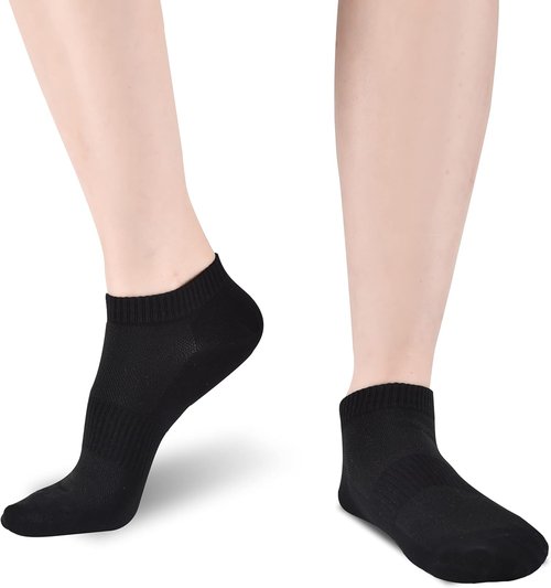 Cozi Foot Ankle Socks - Soft Low Cut Athletic Socks for Women | 5/10 Pairs Available