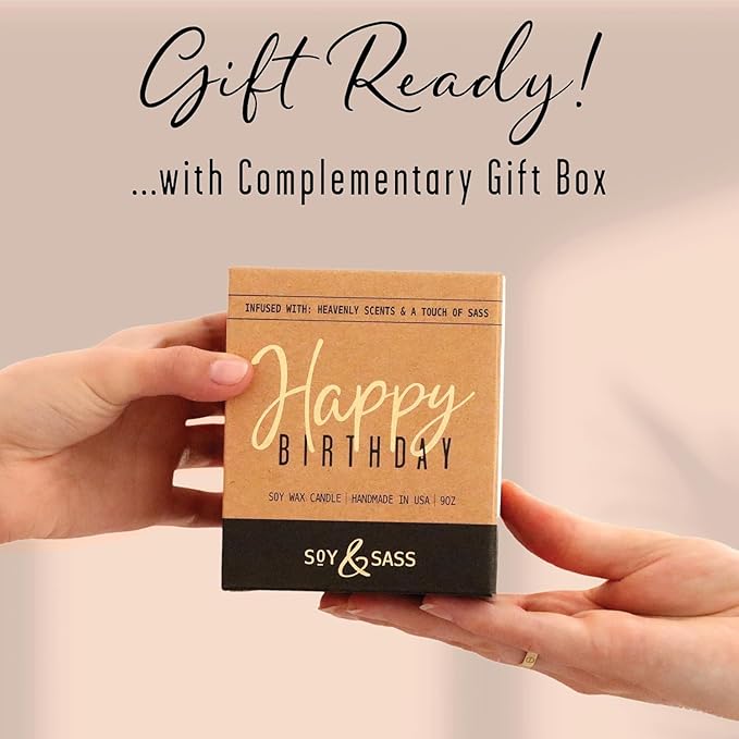 75th Birthday Gifts for Girls - 'Limited Edition 1950' Soy Candle, w/Champagne on Ice I 75 Birthday Gifts for Women I 75th Gift for Her Ideas I 9oz Reusable Jar, 50Hr Burn, Made in USA