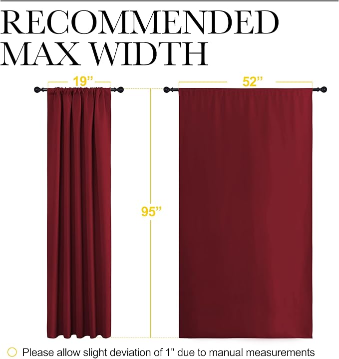NICETOWN Living Room Curtains for Window