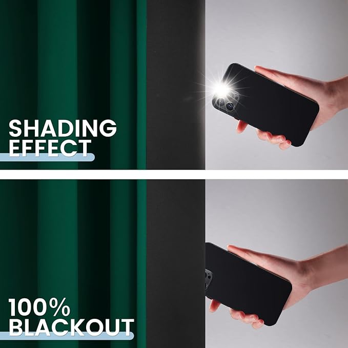 SimpleHome 100% Blackout Curtains