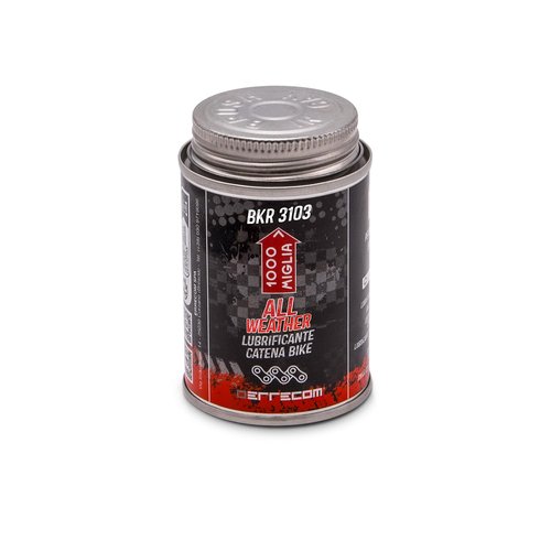 Errecom All Weather Bike Chain Lube - 4 oz (120 mL) Can with Brush for Optimal Performance