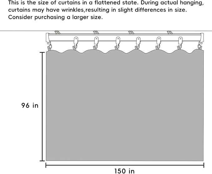 Room Divider Curtains Flexible Ceiling Tracks set Curtain track Ceiling Mount