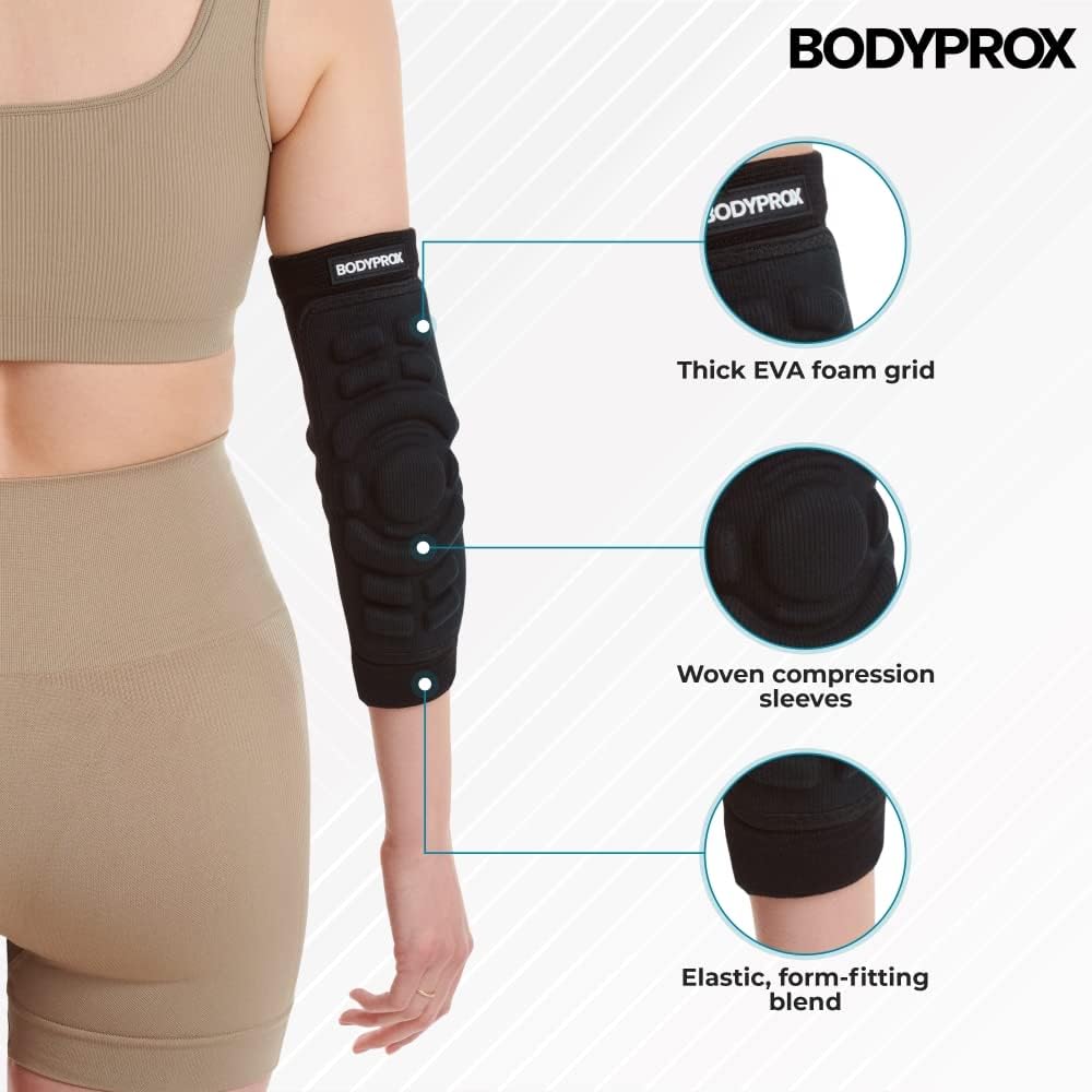 Bodyprox Elbow Guard Pads - Protective Sleeve for Enhanced Comfort | 1 Pair