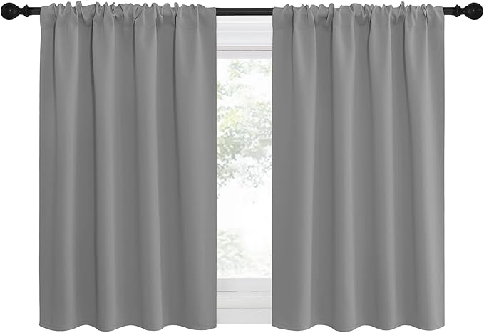 NICETOWN RV Blackout Curtains for Camper Windows, Short Room Darkening Drapes