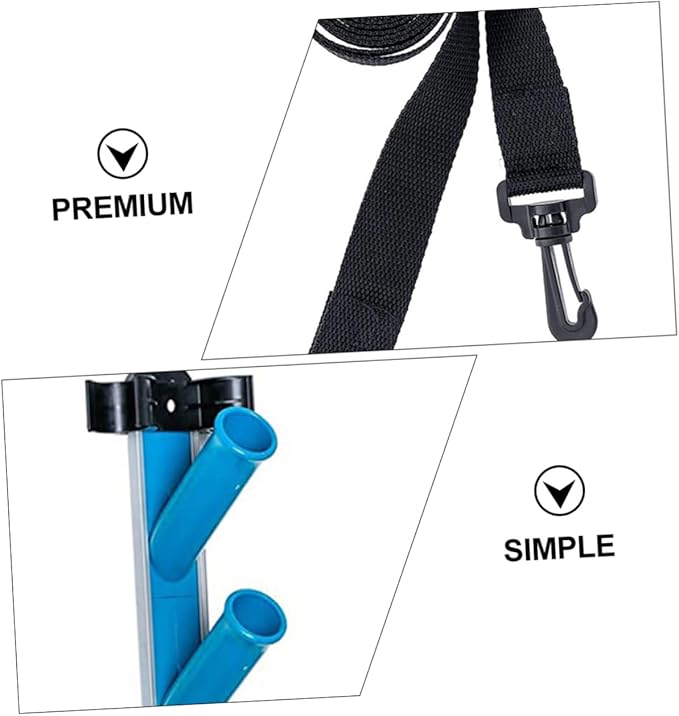 BESPORTBLE 1set Pool Cleaning Tool Rack Water Cleaning Accessory Holder for Easy Storage Random Color Design for Efficient Pool Maintenance