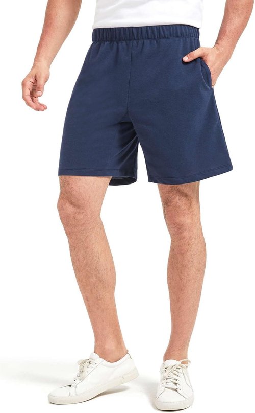 Liloak Men's Cotton Athletic Shorts - Multipack of 7 | Soft Casual Gym & Lounge Shorts with Pockets
