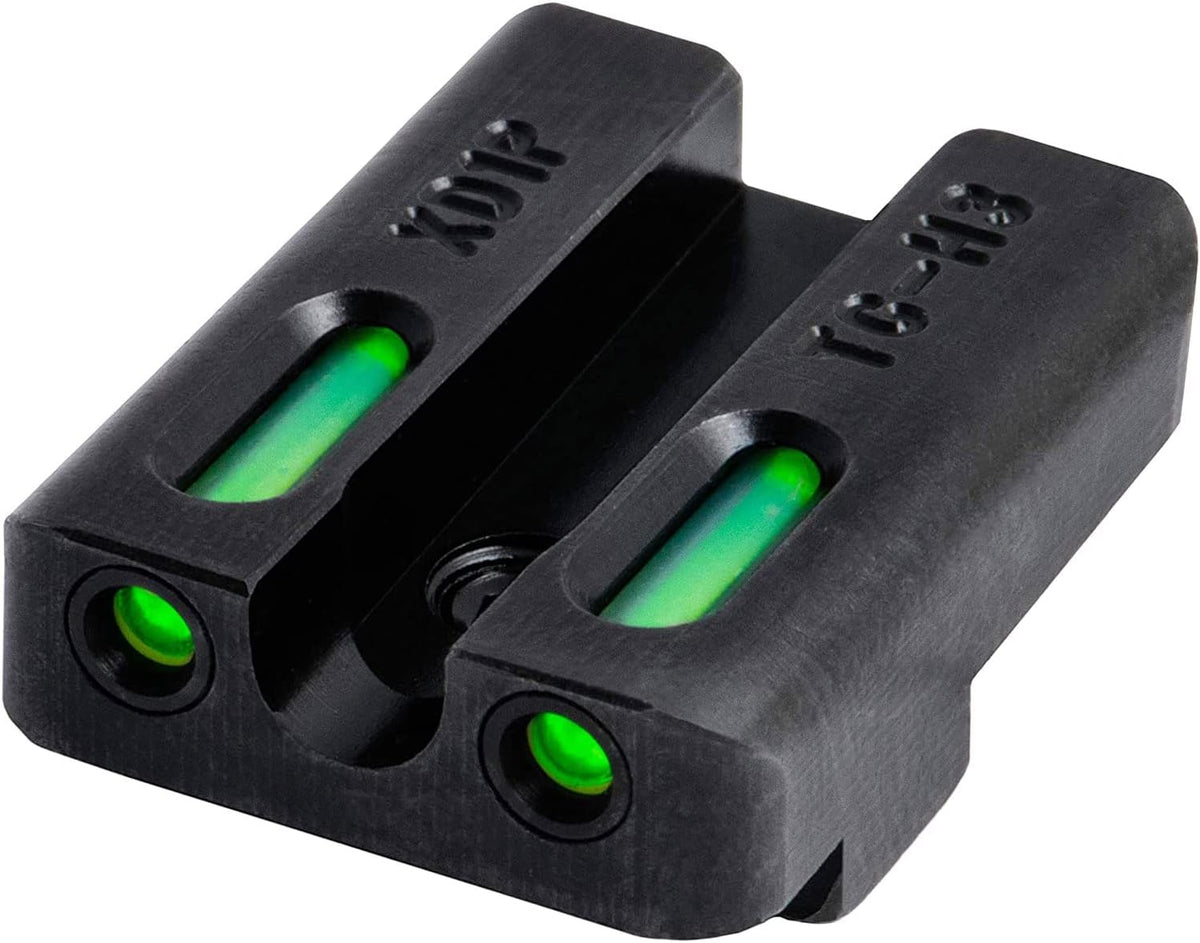 Truglo TFX PRO Night Sight for Handguns - Glowing Tritium & Fiber Optic, Compact & Durable