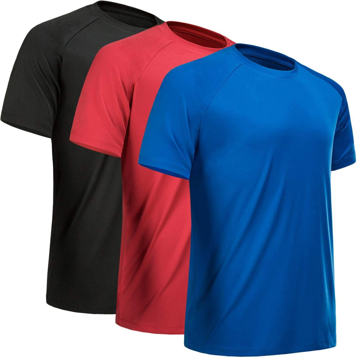 Skiennix Men's Short Sleeve Workout Shirt - Quick Dry Athletic T-Shirt | Moisture-Wicking Fabric